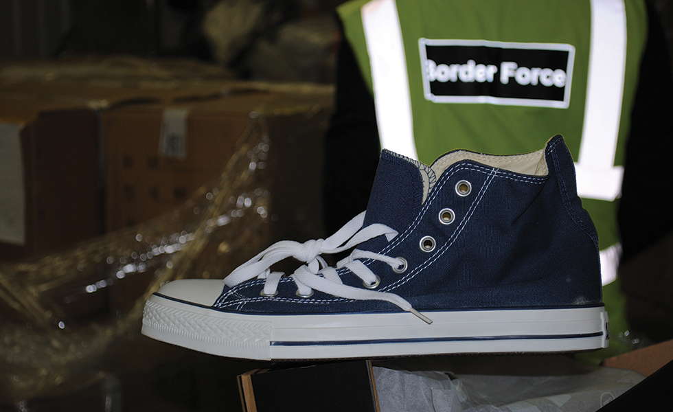 Counterfeit trainers