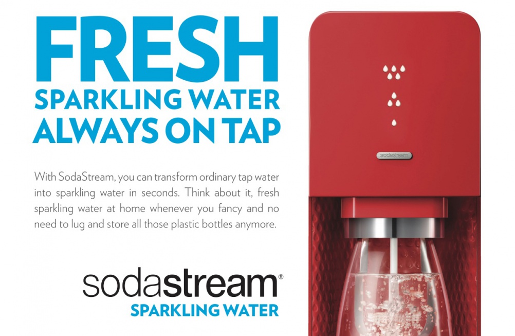 SodaStream looks to change ‘unhealthy’ image with sparkling water push